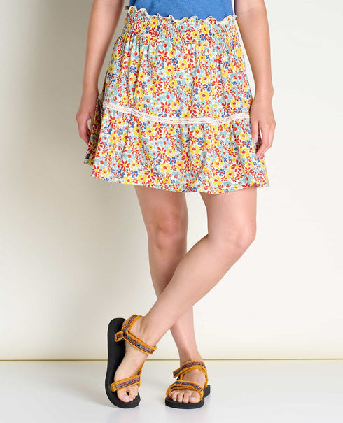 24 Marigold Ruffle Skirt